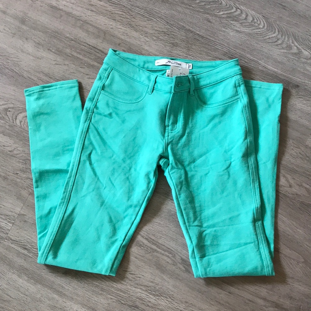 Mint skinny jeggings